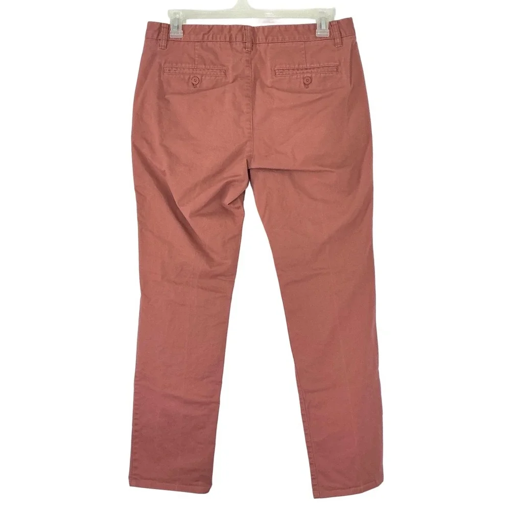 Bonobos Men's 34x34 Slim Fit Chinos Salmon Cotton Flat Front Pants‎
